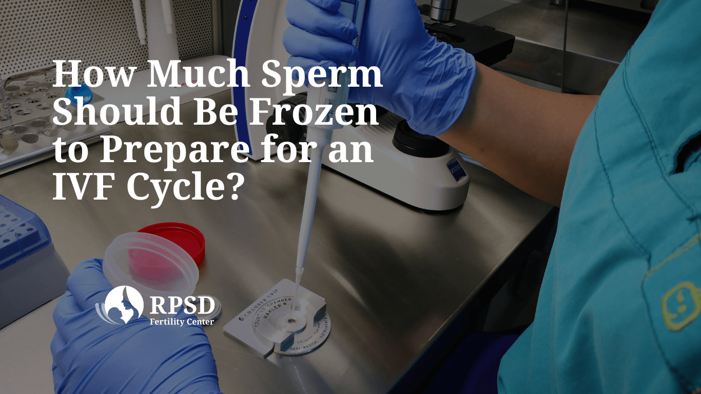 Male patient speaks with a fertility doctor about how many sperm samples to freeze for upcoming IVF treatment